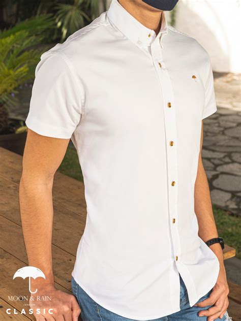 Camisas blancas Dior Manga Corta para Hombres .